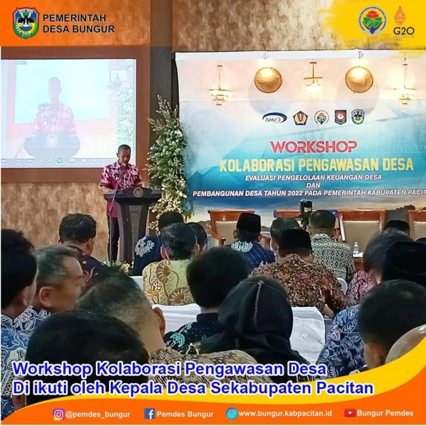 Workshop kolaborasi pengawasan desa, evaluasi pengelolaan keuangan desa dan pembangunan desa